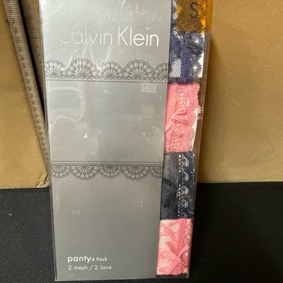 Calvin Klein Bikini Lace & Mesh Panties 4 pairs - Picture 1 of 10